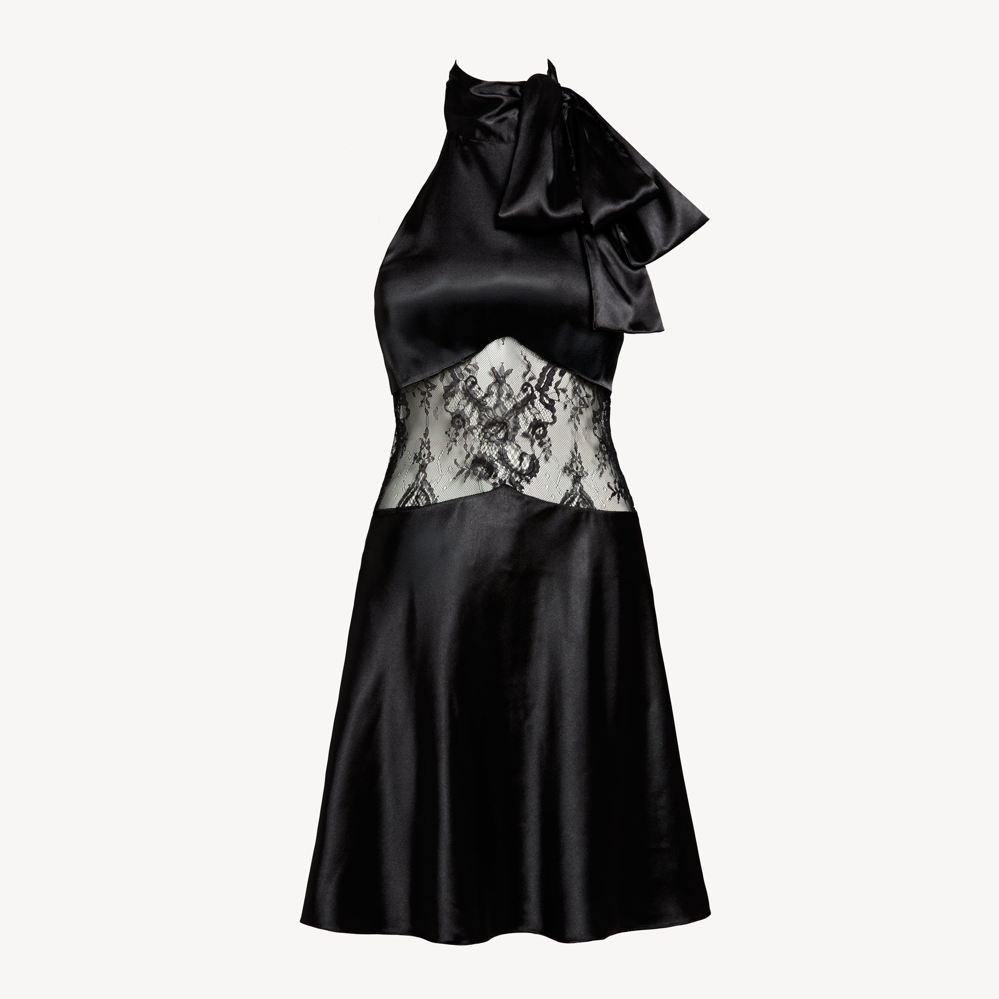 Stephanie Bow Satin Dress