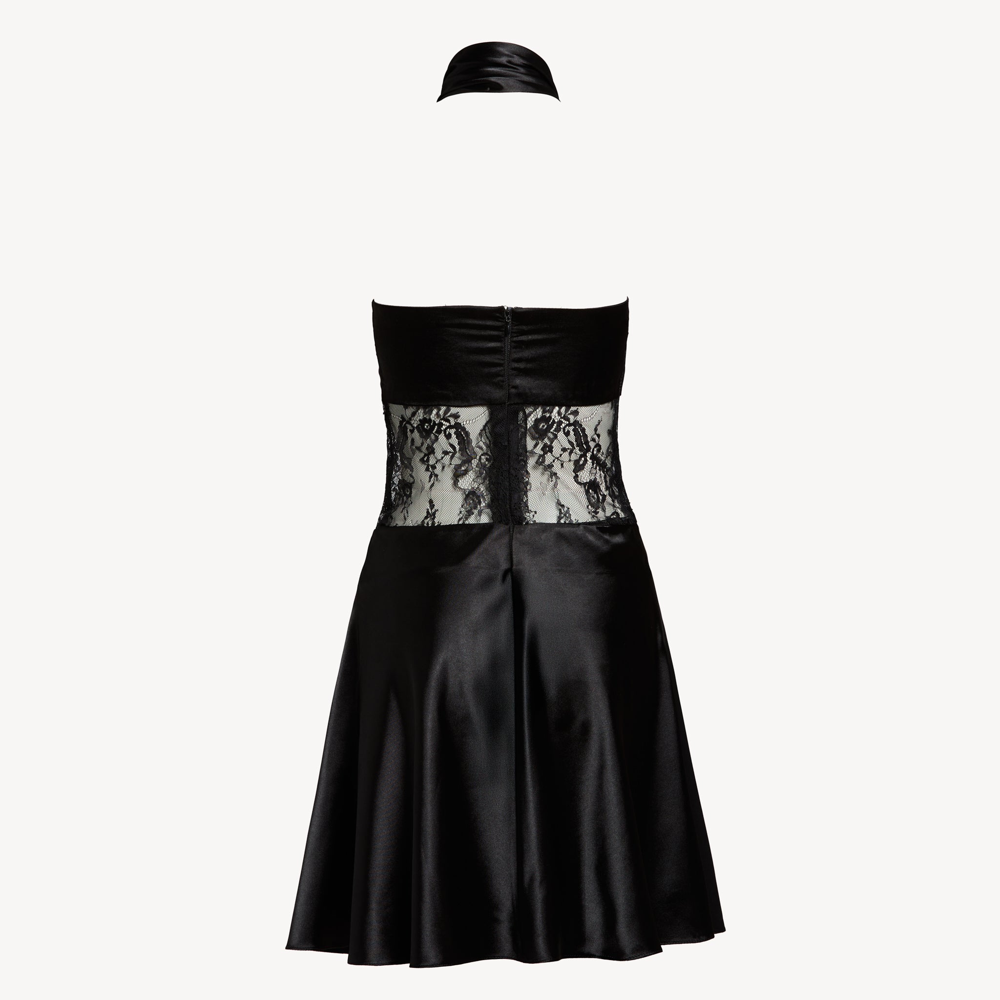 Stephanie Bow Satin Dress