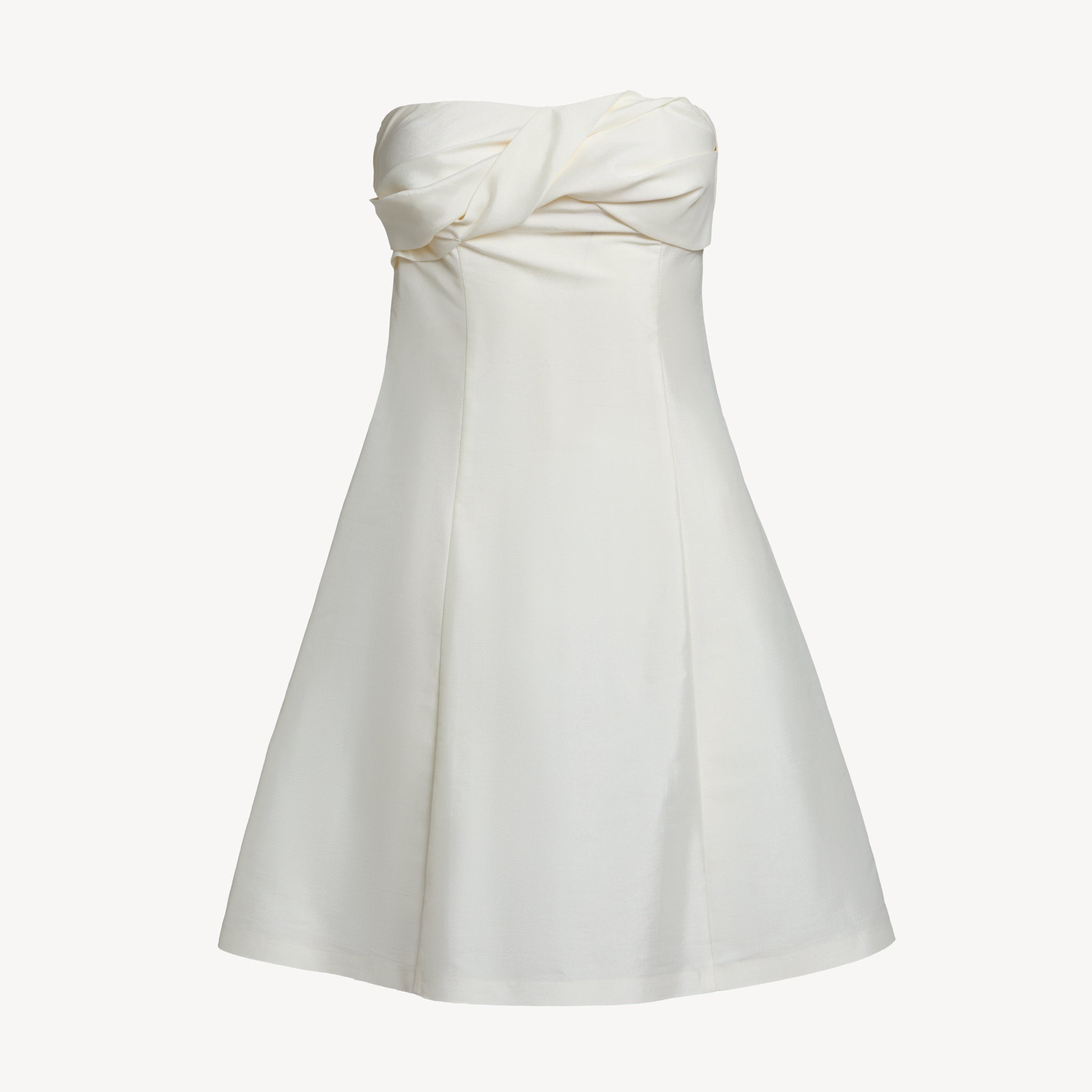 Angelique Folded-Ruffle Dress