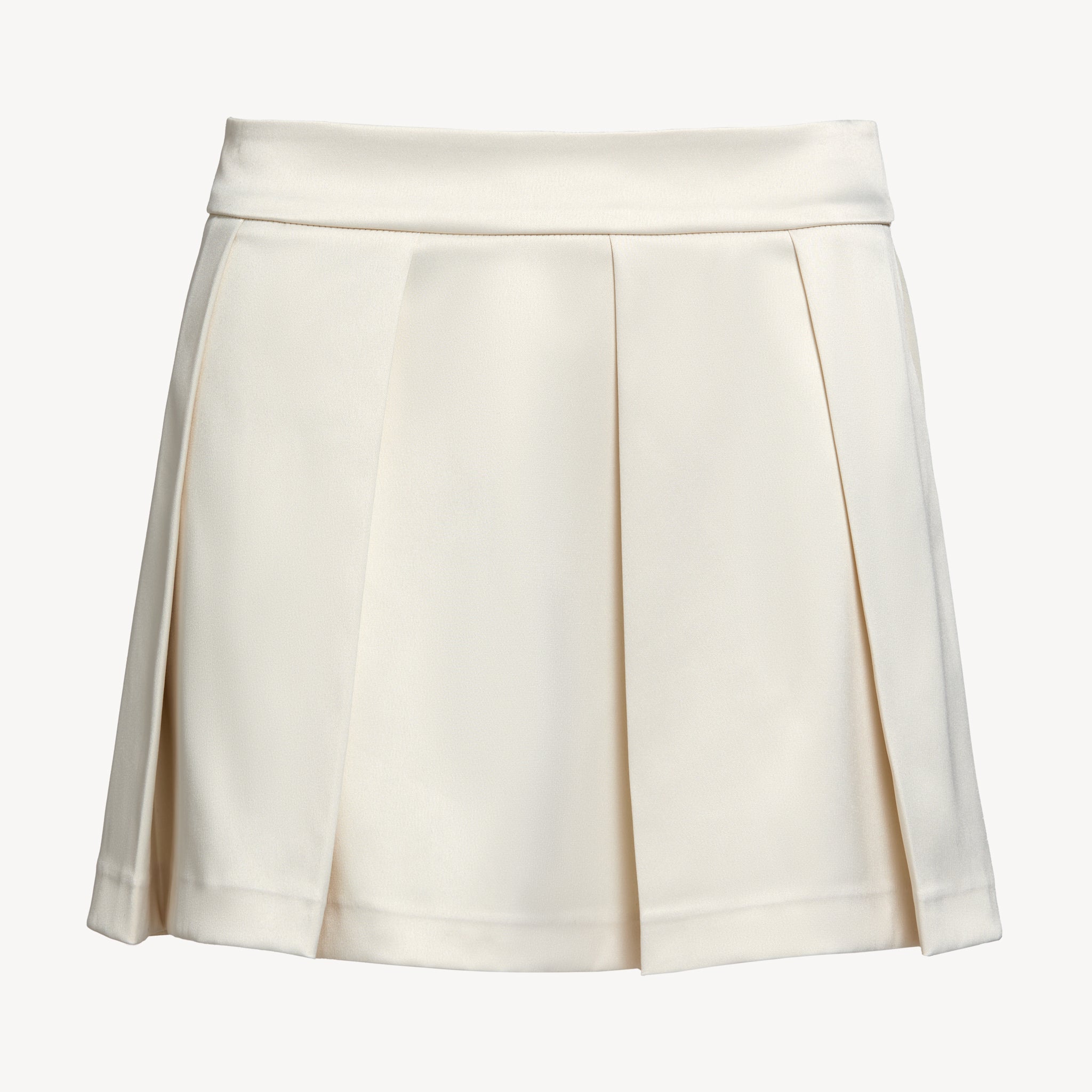 Josephine Satin Pleated Skirt