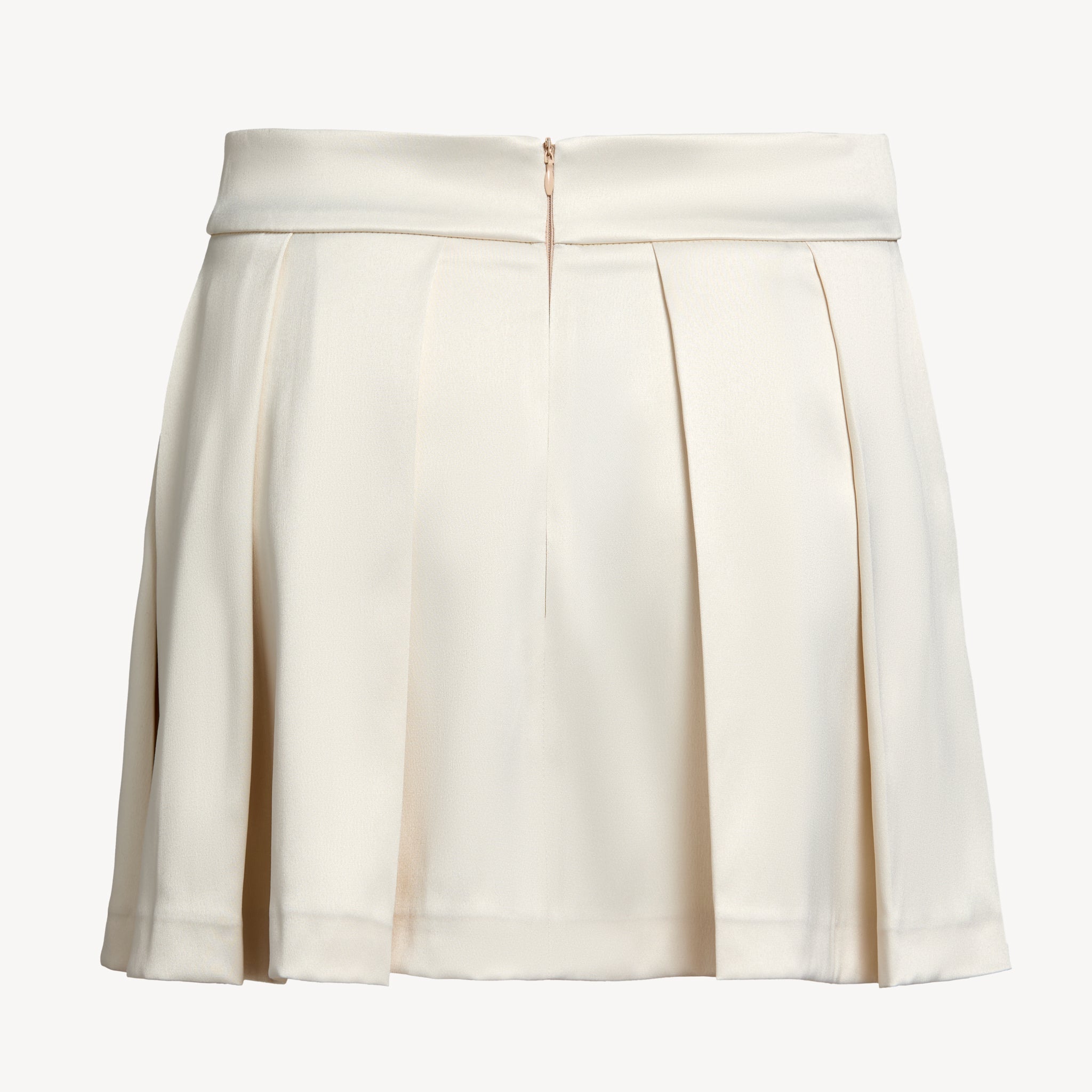 Josephine Satin Pleated Skirt