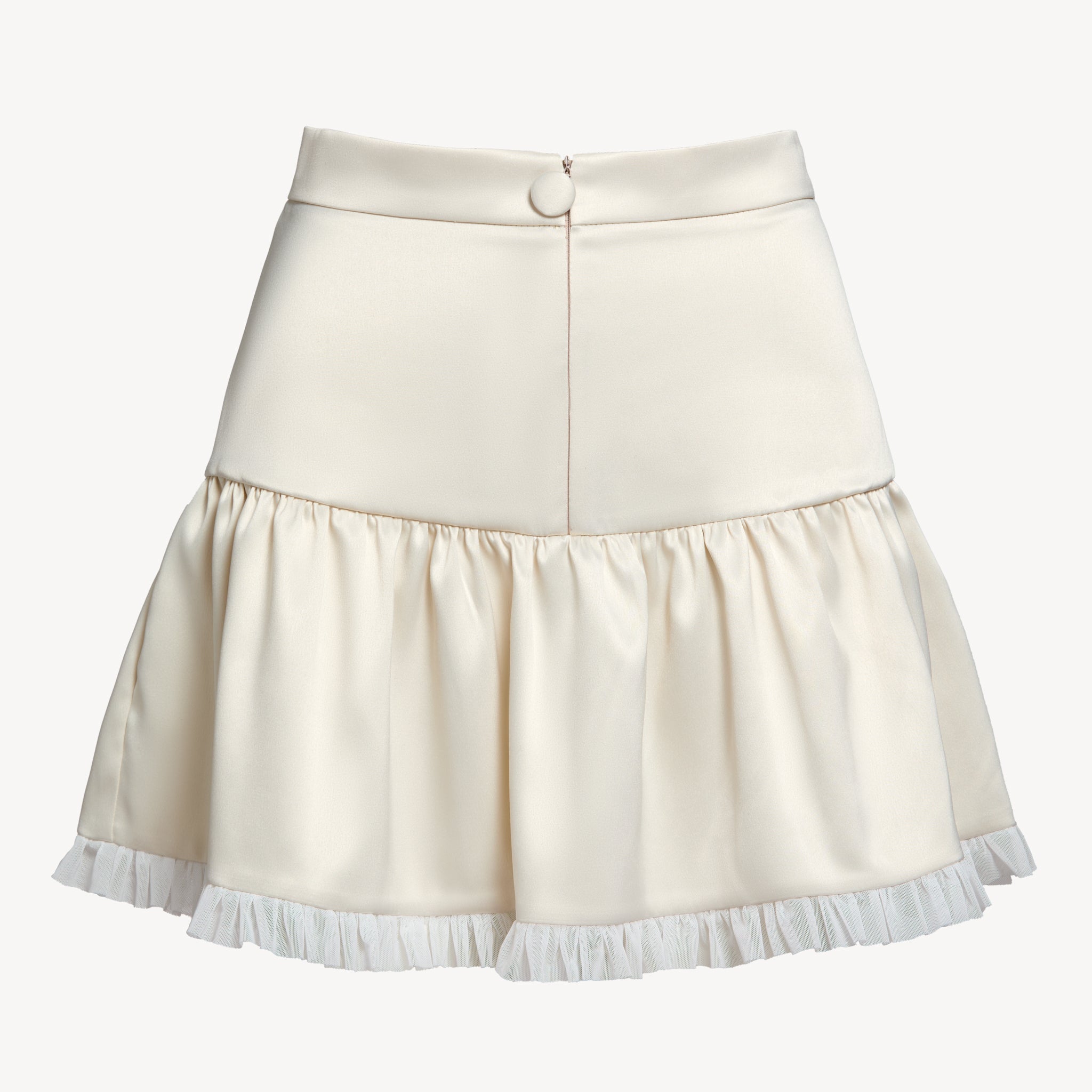 Clara Satin Pleated Skirt