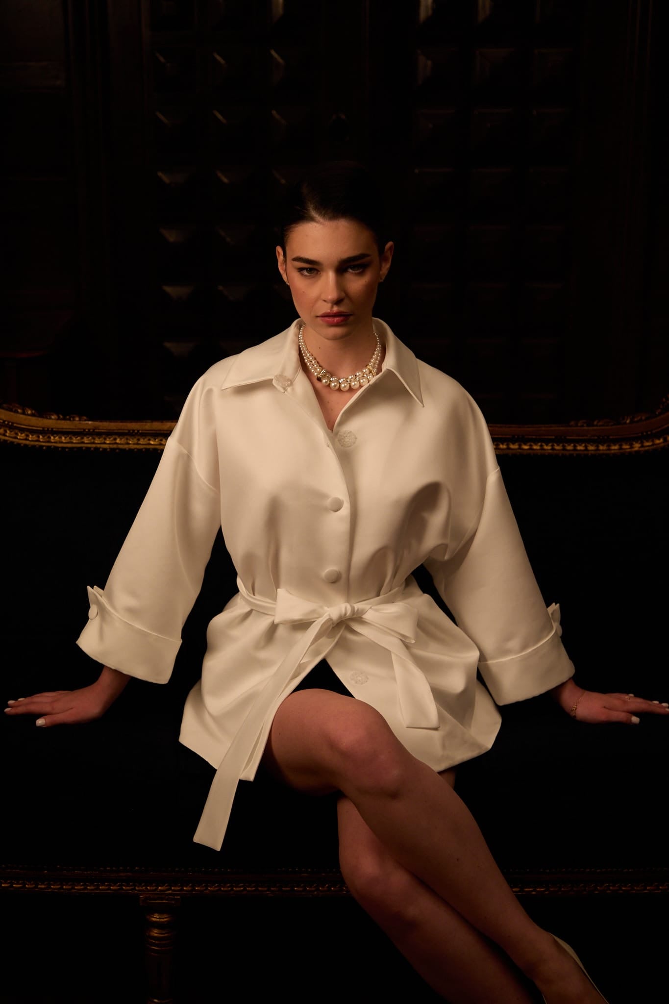 Evangeline Structured A-Line Jacket